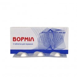 Вормил (аналог Альдазол, Альбендазол) жевательные таблетки 400 мг N3 в Грозном и области фото